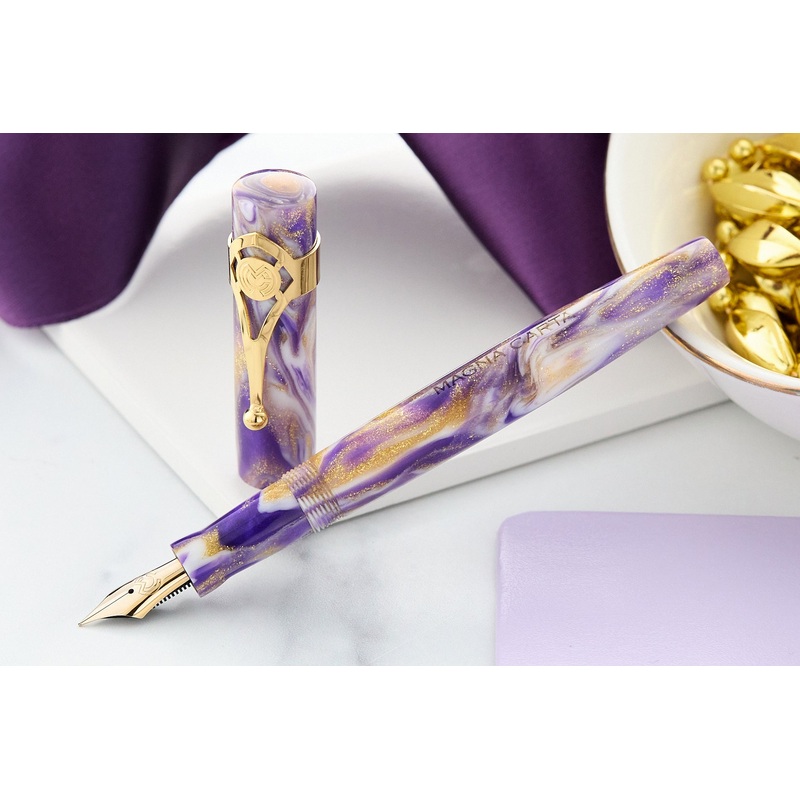 Magna Carta Mag 500 Fountain Pen – Lilac Gold (Special Edition) 14k Flex