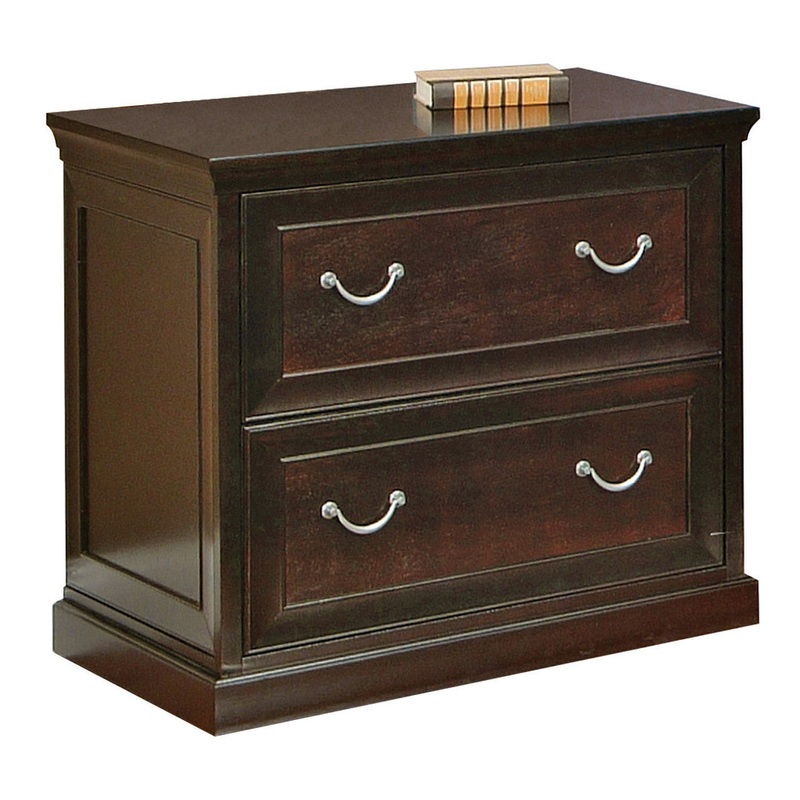 Markle 2 Drawer Lateral File Cabinet Rich Espresso