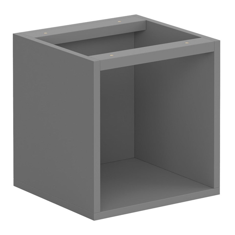 OS Laminate Cubby Square Open Cabinet – Cubby Dark Gray