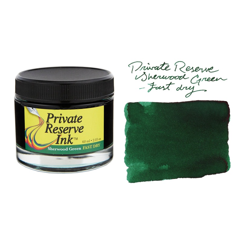 Private Reserve Sherwood Green Fast Dry – 60ml Bottled Ink