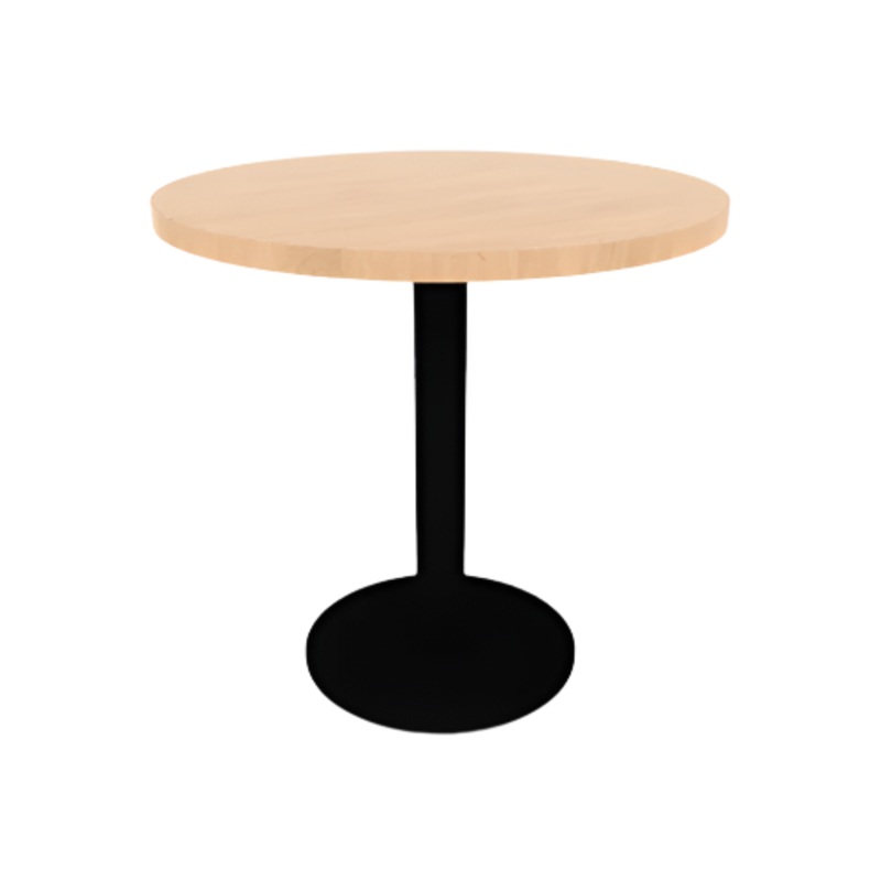 Proof 30″ Dia Round Pedestal Cafe Table with Round Steel Base HPL Top