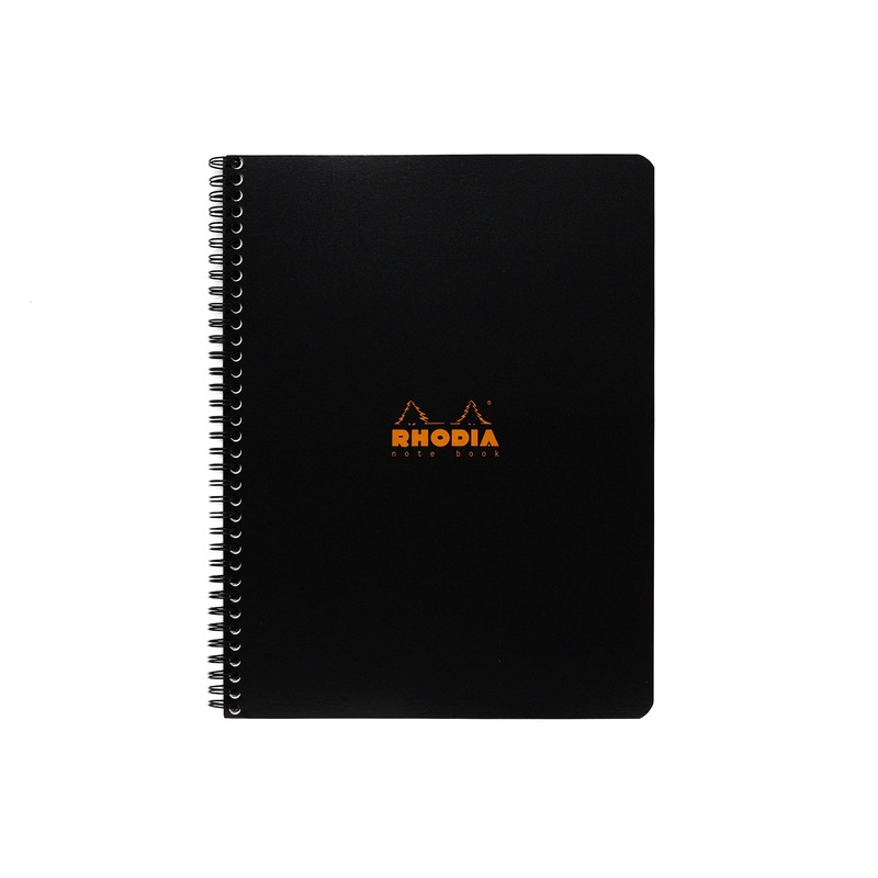 Rhodia Classic Wirebound Notebook – Black, Graph (8.86 x 11.69)
