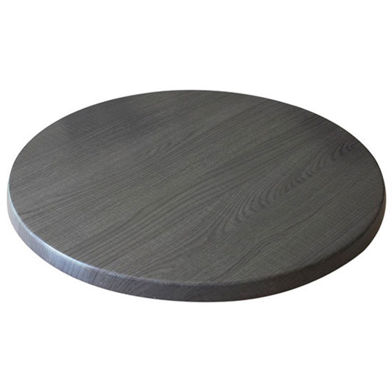 Robust 30″ Round Indoor or Outdoor Table Top Black Steel