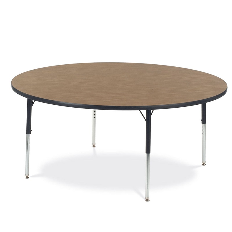 Virco 4000 Series Activity Table with Round Top – 60″