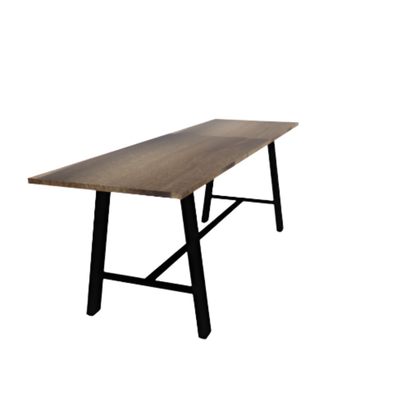 120″W x 36″D x 41″H Midtown Heavy Duty Wood Top Collaborative Table
