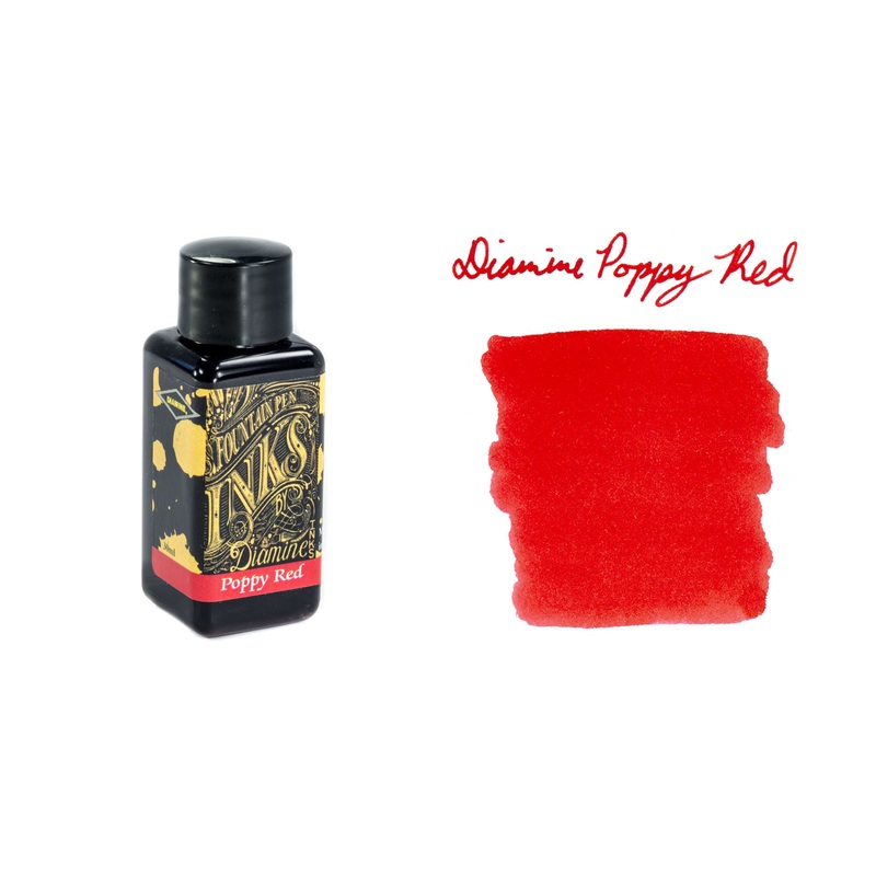 Diamine Poppy Red – 30ml Bottled Ink