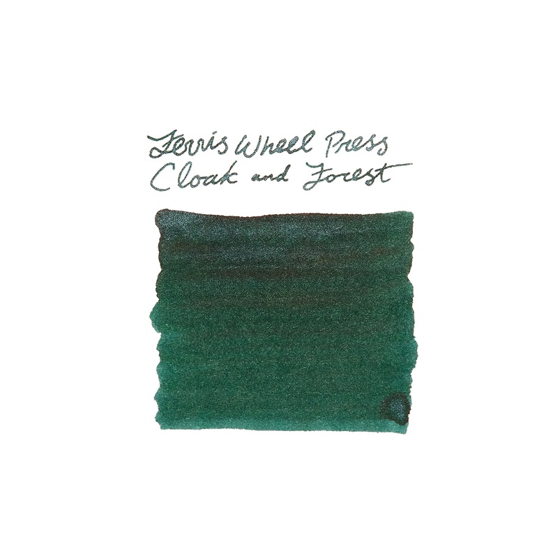 Ferris Wheel Press Cloak and Forest – Ink Sample