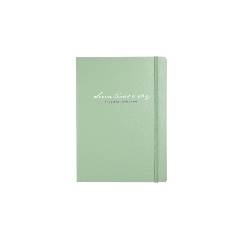 Leuchtturm1917 Some Lines a Day 5 Year Memory Notebook – Sage