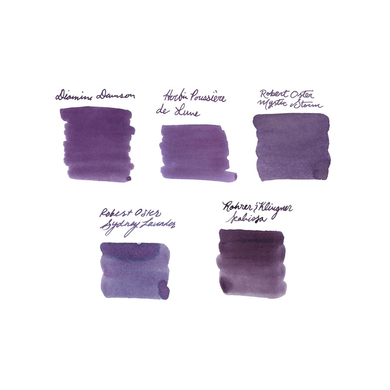 Muted Purple Ink Sample Set