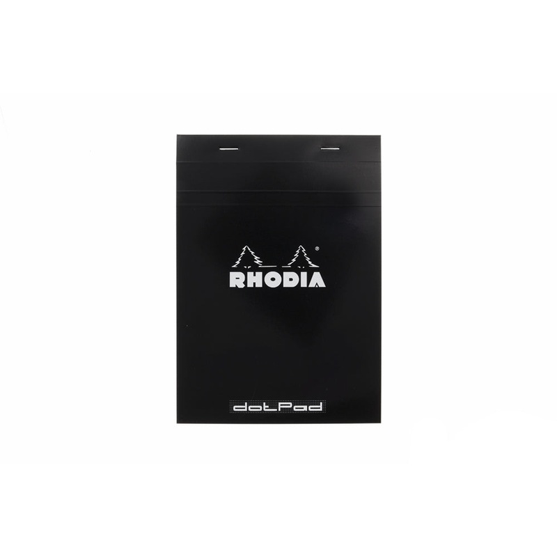 Rhodia No. 16 A5 Notepad – Black, Dot Grid