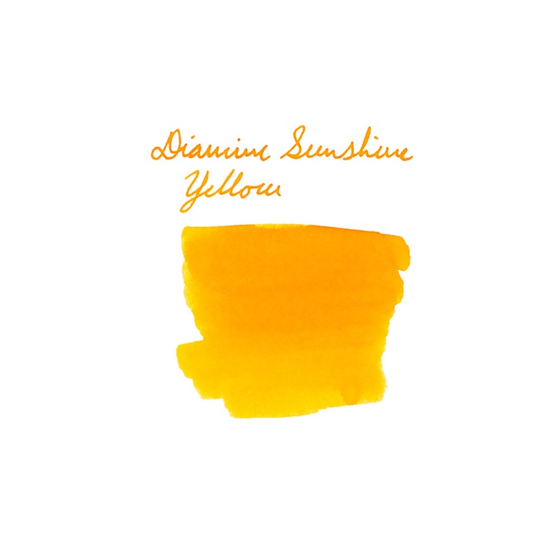 Diamine Sunshine Yellow – Ink Sample