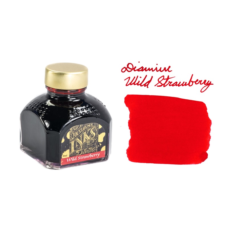 Diamine Wild Strawberry – 80ml Bottled Ink