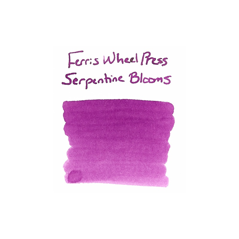 Ferris Wheel Press Serpentine Blooms – Ink Sample
