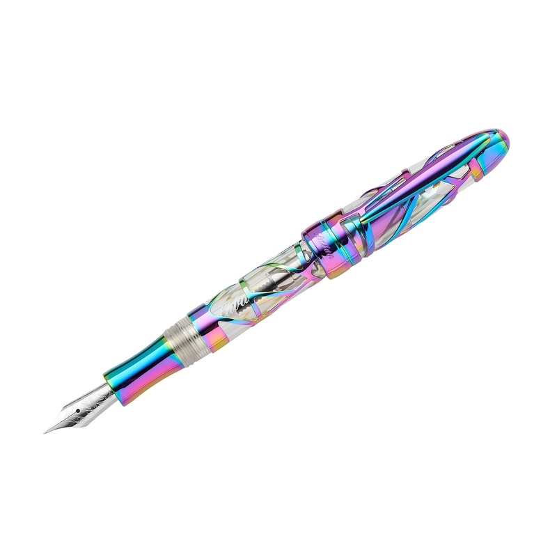 Laban Skeleton Fountain Pen – Rainbow Extra-Fine