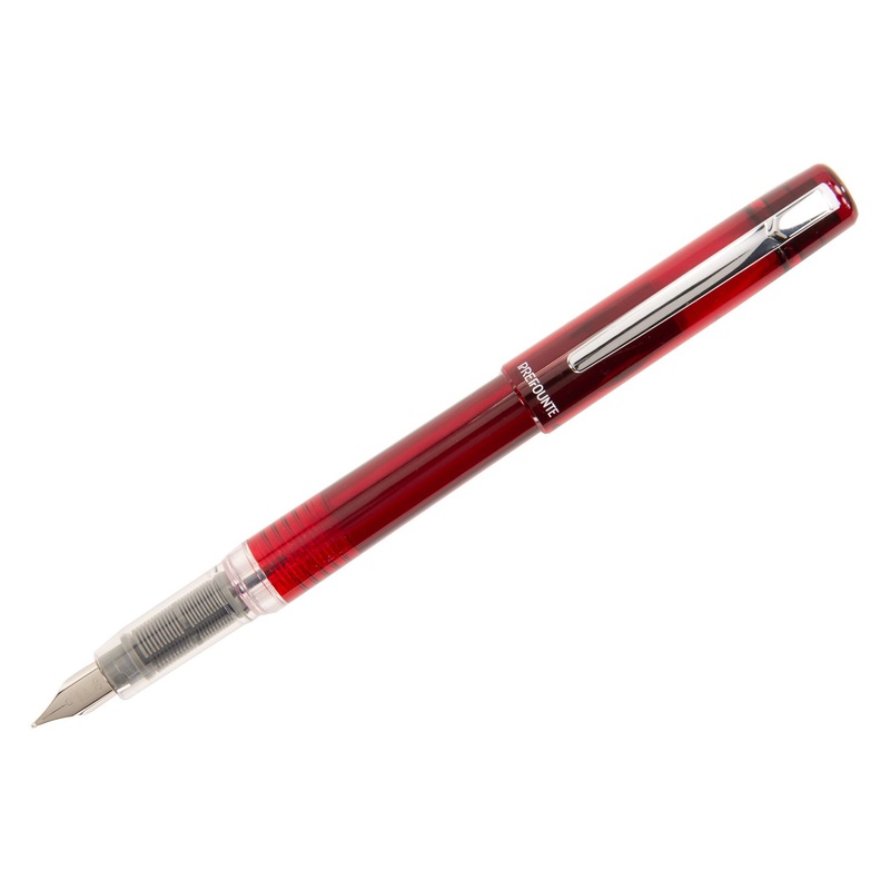 Platinum Prefounte Fountain Pen – Crimson Red Fine