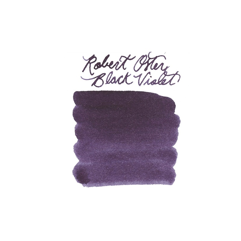 Robert Oster Black Violet – Ink Sample