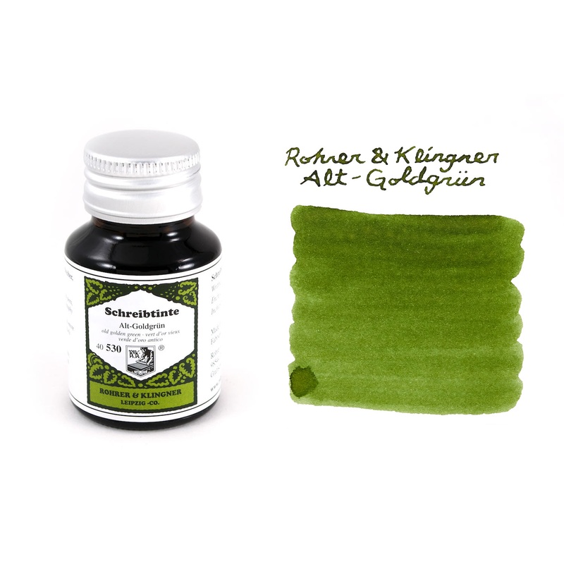 Rohrer & Klingner Alt-Goldgrun – 50ml Bottled Ink