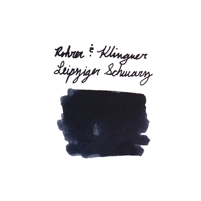 Rohrer & Klingner Leipziger Schwarz – Ink Sample
