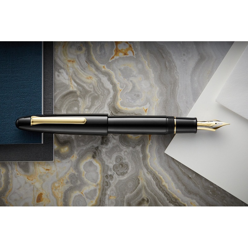 Sailor 1911 King of Pens Ebonite Fountain Pen – Black/Gold Medium
