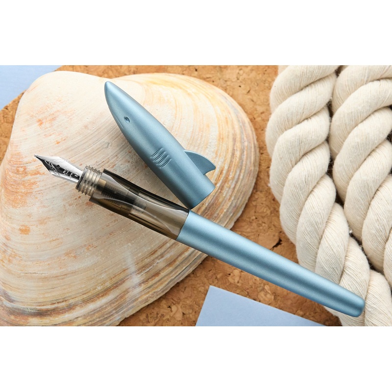 Jinhao 993 Shark Fountain Pen – Matte Blue (#5 Nib)